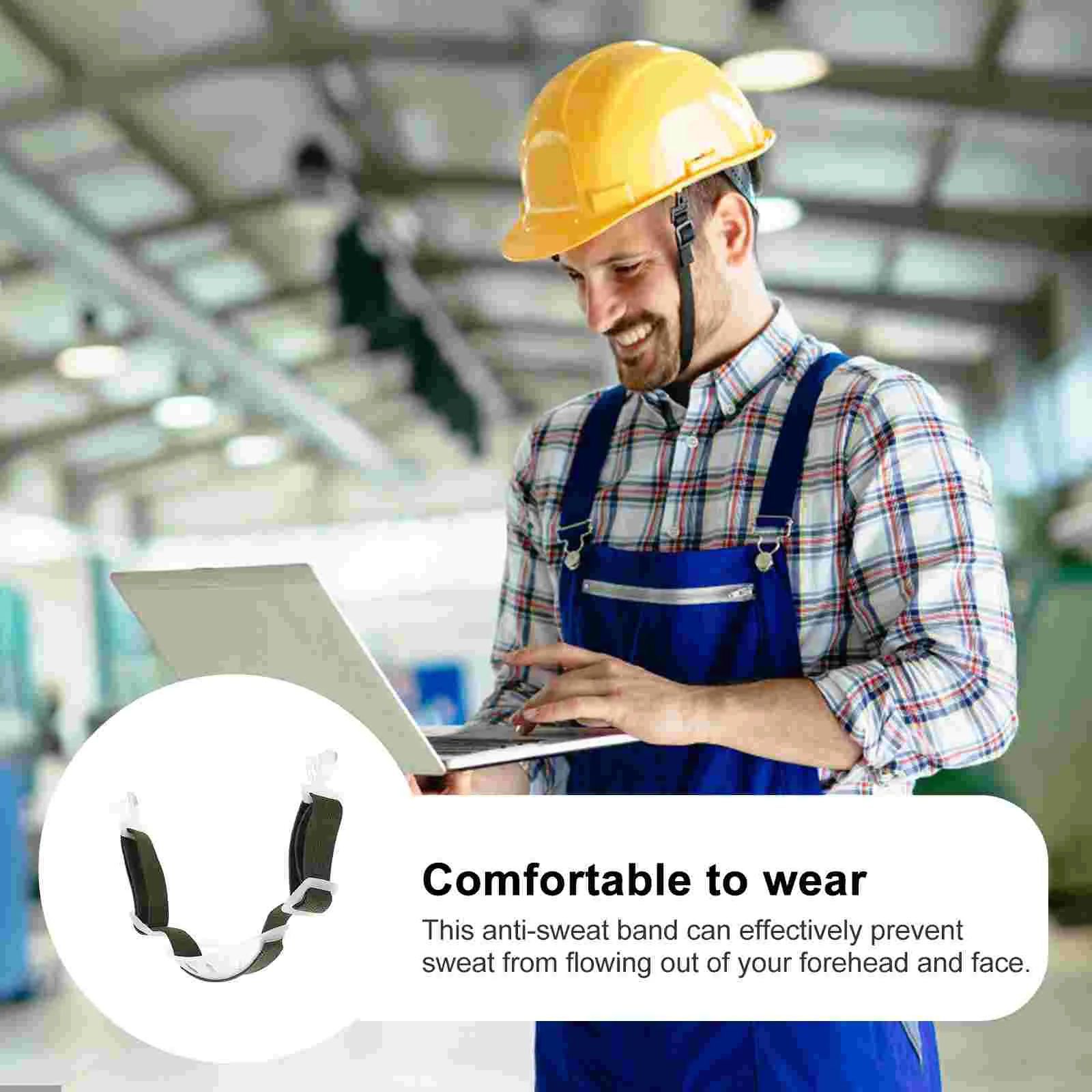 2 Pcs Chinstrap Hardhat Accessories Safety Hardhats Replacement Elastic for