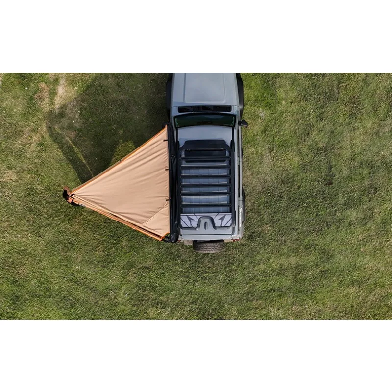 Autopu fan-shaped side tent, outdoor car sky curtain, car side tent, quick opening sunshade canopy
