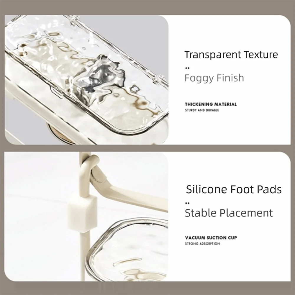 

Suction Cup Kitchen Sink Filter Rack Folded Design Strong Load-bearing Garbage Drain Basket Holder Storage Box Multi-Purpose