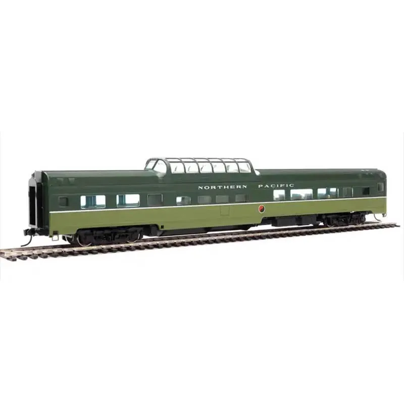 HO Scale 1/87 Train Model Budd Coach Dome Sightseeing Car Rail Car Toy