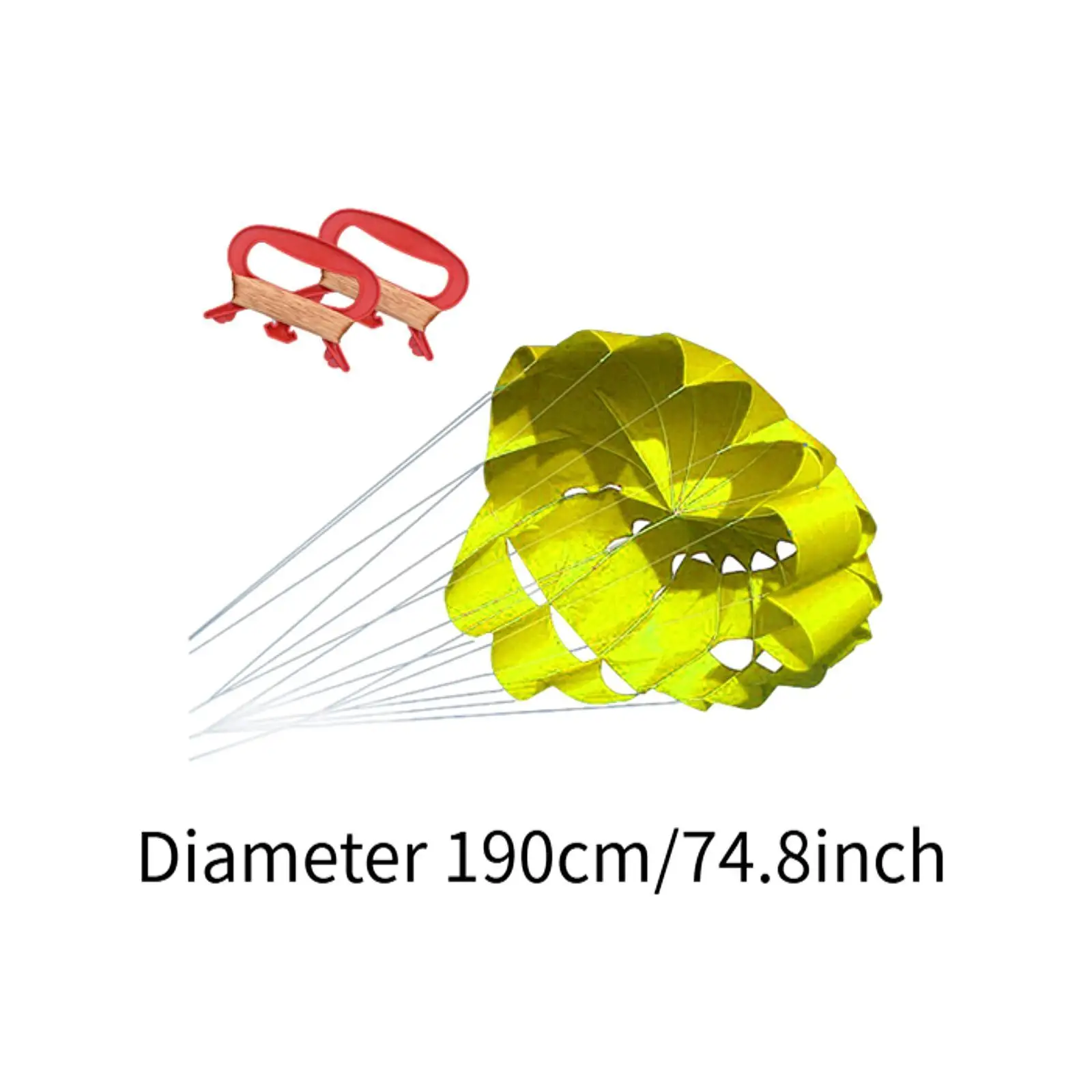 Zachte parapluvlieger Strandvlieger Sportspel Professionele 2-lijns vlieger Gemakkelijk te vliegen
