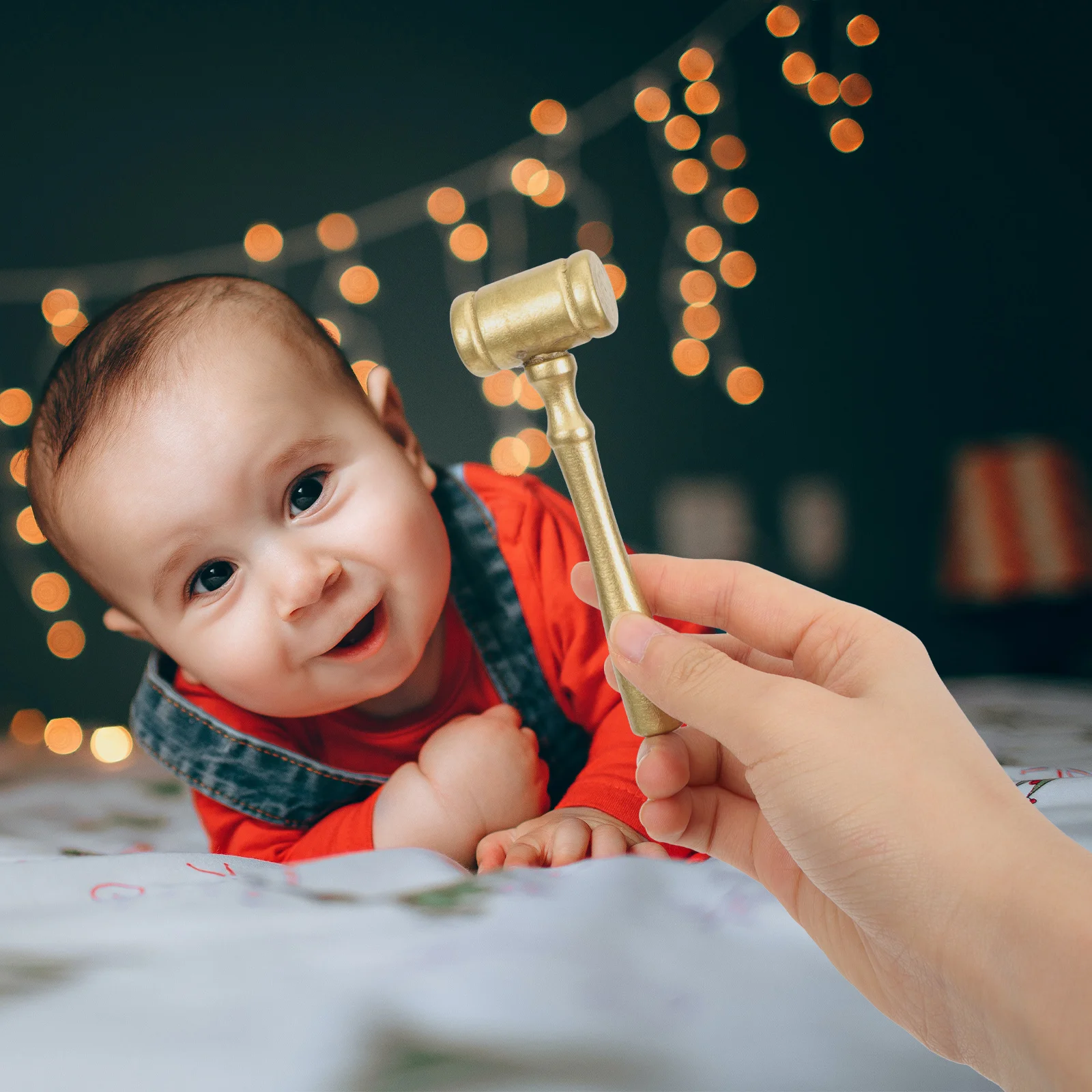 Mini exercice éducatif en bois pour les mains, outil de jeu d'entraînement musculaire, petits maillets pour enfants, 10 pièces