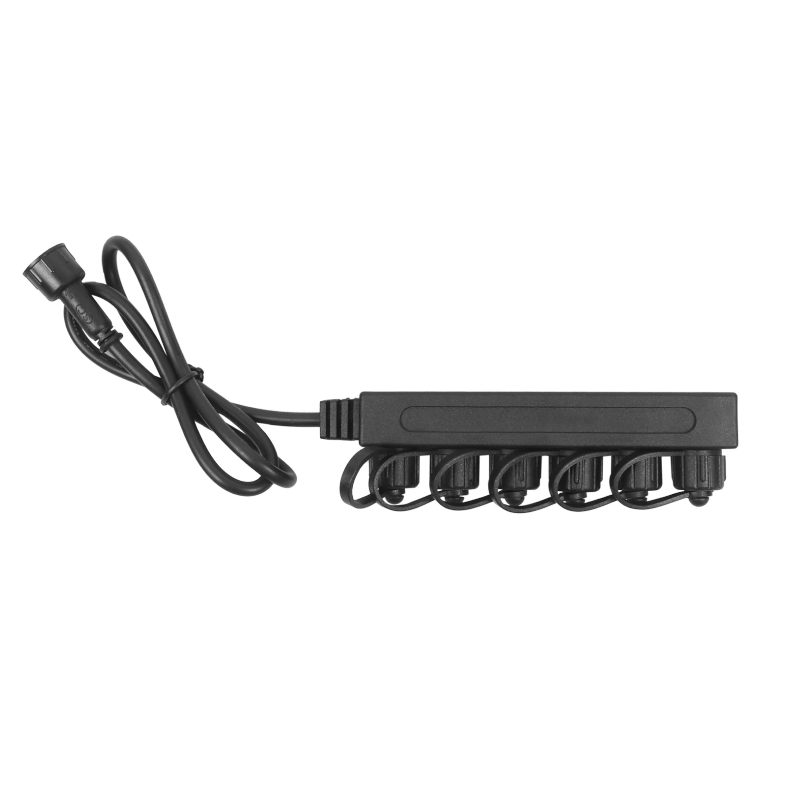 2PIN/4PIN Connector Waterproof IP67 6-way Junction Box Socket  with Screw Cap (FOR LED Deck Light/Floor Light/Underground Light)