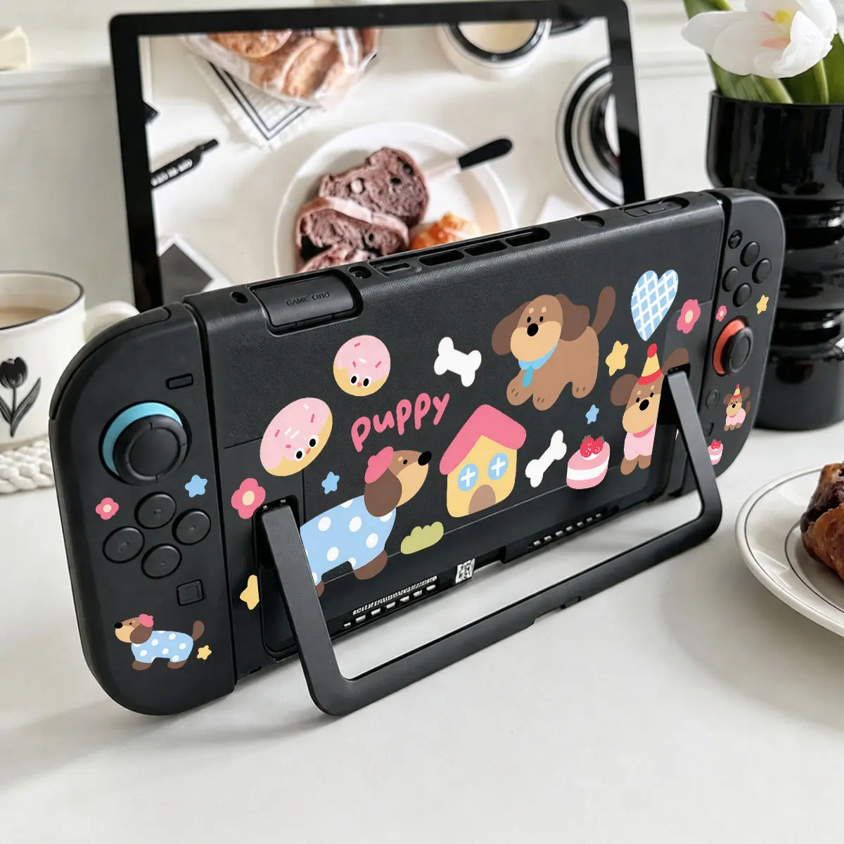Anti-Falling Hard Acrylic Protective Case Detachable Joy-Con Split-type Housing Dockable Base for Nintendo Switch 2 NS2 Console