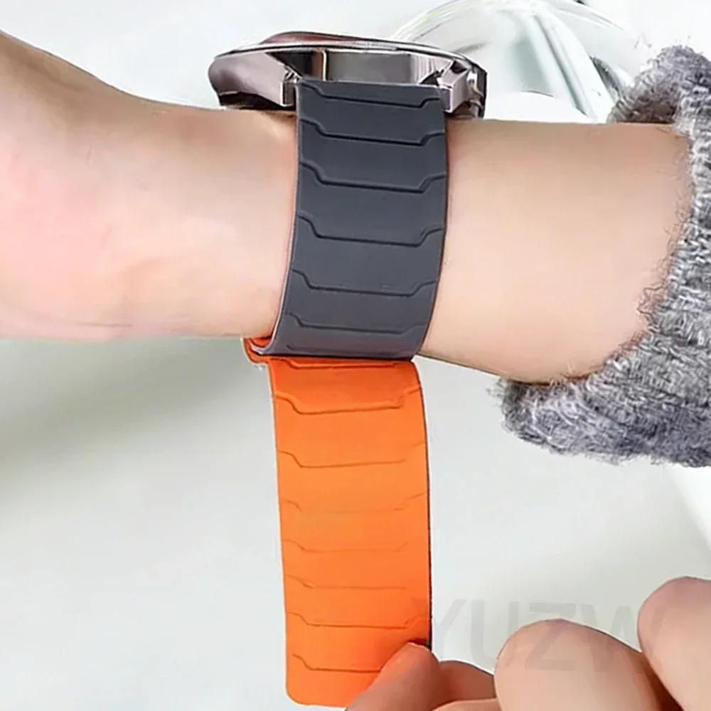 20mm 22mm Silicone Strap For COROS PACE 4 Pro/4/APEX 4 42mm Sports Magnetic Band For Garmin Forerunner 170 70 970 570 965 265 55