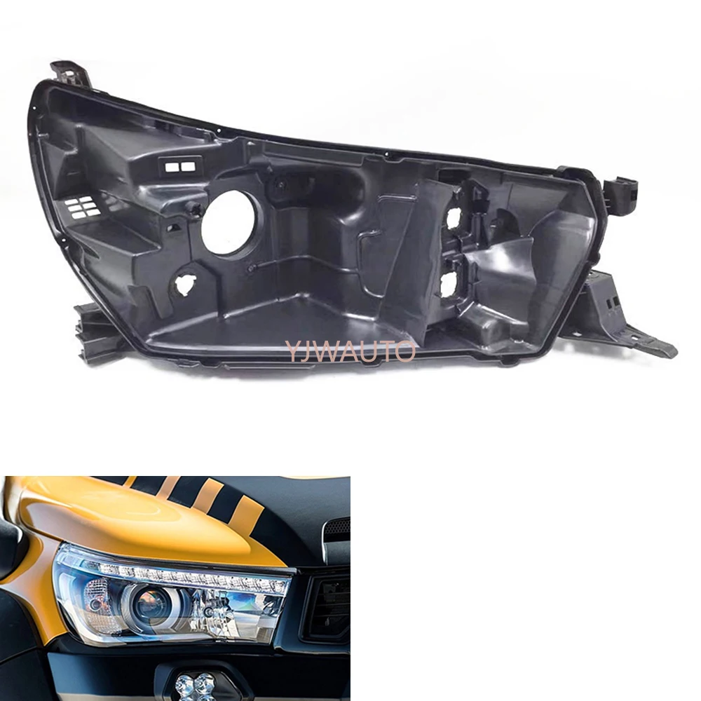 

For Toyota Hilux Revo 2015 2016 2017 Headlamp House Car Headlight Base Replacement Auto Front Lamp Holder Back Support