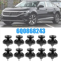 10x NEW For VW Golf Mk5 2004 2005 2006 2007 2008 2009 New Interior Car Door Card Trim Panel Clips Rivets Black 6Q0868243
