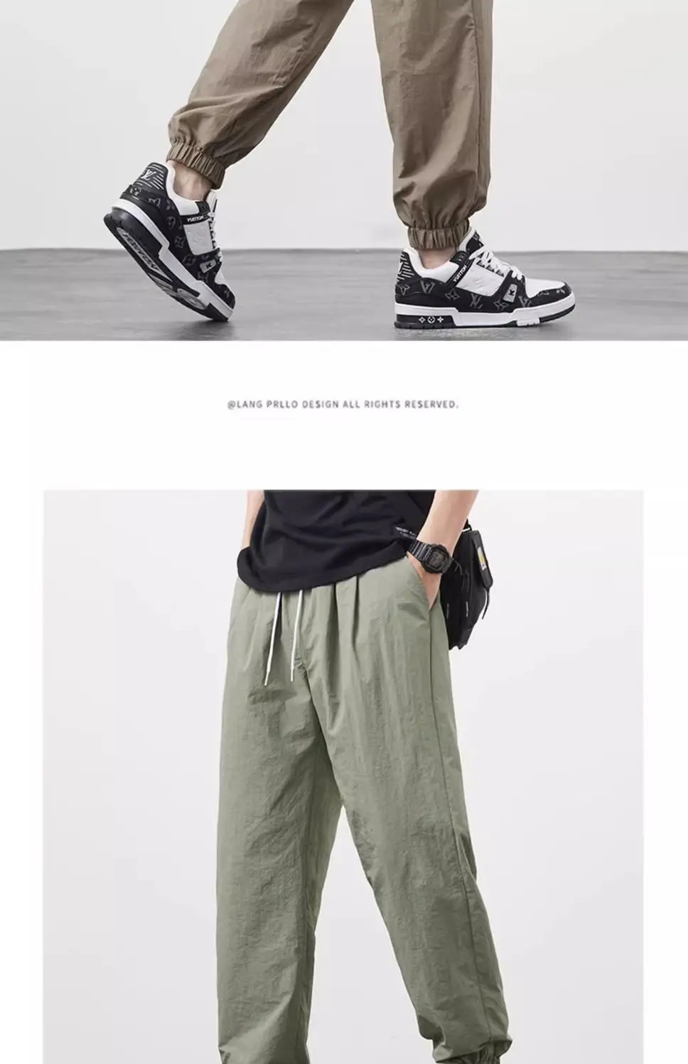 Men's Drawstring Joggers — product detail 21