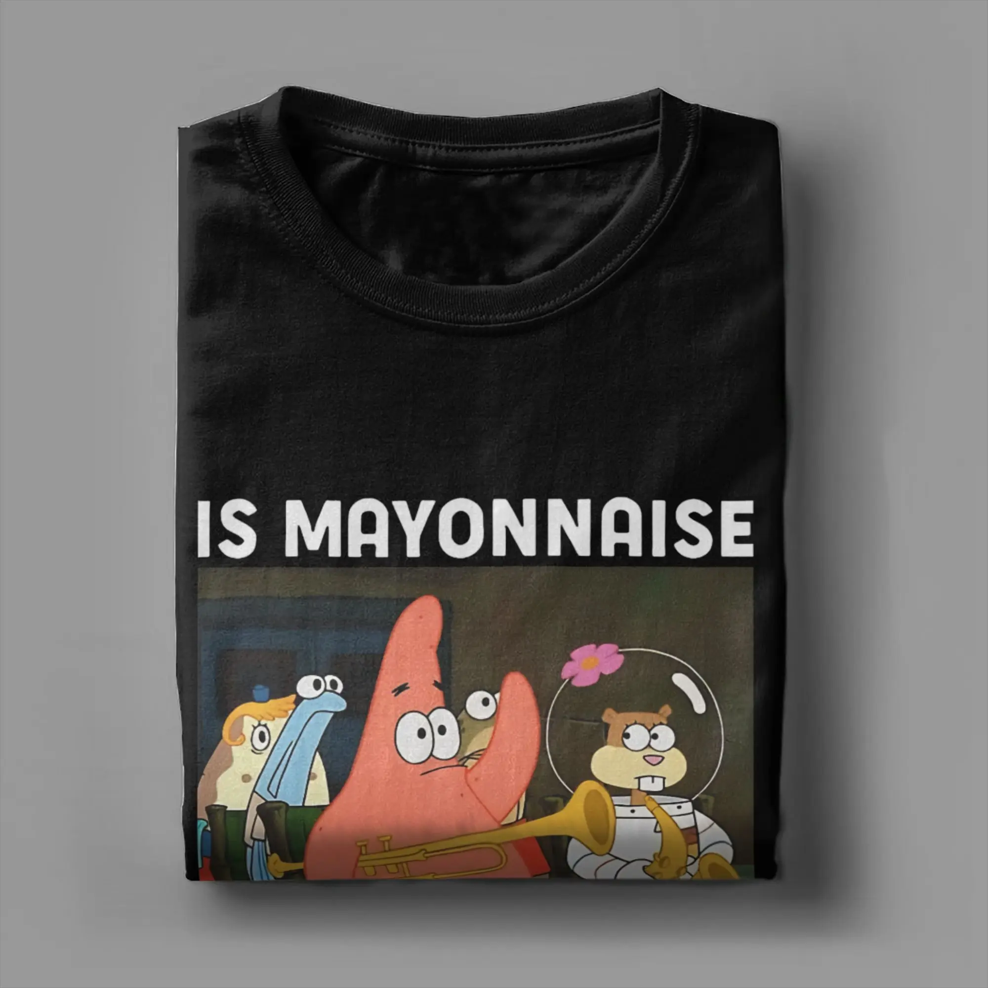 Ist Mayonnaise Ein Instrument Patrick Spongebobs T-Shirt Sommer Streetwear T-Shirts Harajuku T-Shirt Für Erwachsene Lässige T-Shirts – Detail 5