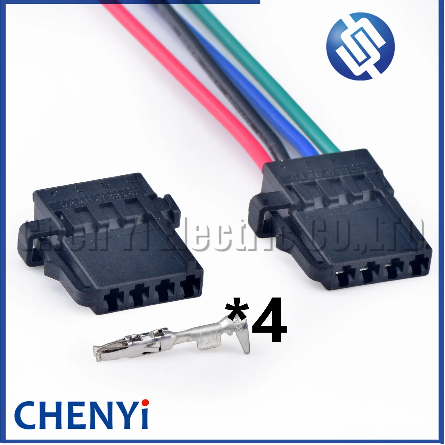 Conector de luz trasera de coche de 4 pines, arnés de cables, enchufe de lámpara de arnés de luz trasera 4733242   47 33 242 Para Saab 9-3 Para Vauxhall Para Vectra C