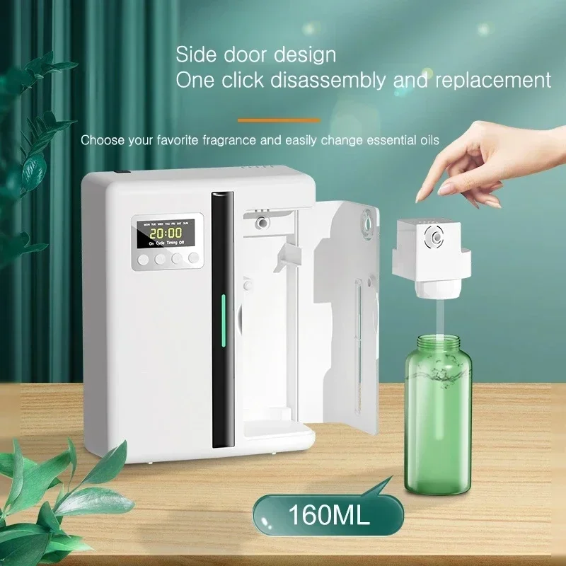 Waterless Scent Diffuser Bluetooth APP Control Wall-Mounted Fragrance Machine Smart Aroma Diffuser for Essential Oil Hotel Home view 3