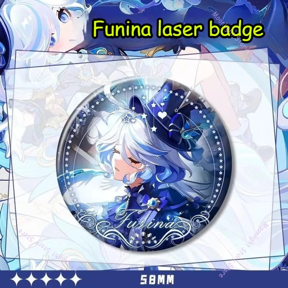 1/6 шт. Genshin Impact аниме мерч значок Funina Fukalos рюкзак Шарм декоративные аксессуары подарок на день рождения для фанатов коллекционный