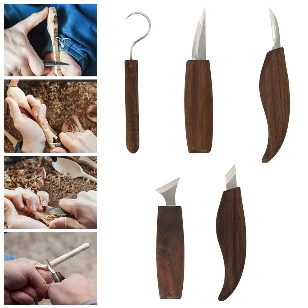 

Carving Hand Tools Set Woodworking Cutter Chisels Set Whittling Hook Kit DIY Craft Wood Carving Sets