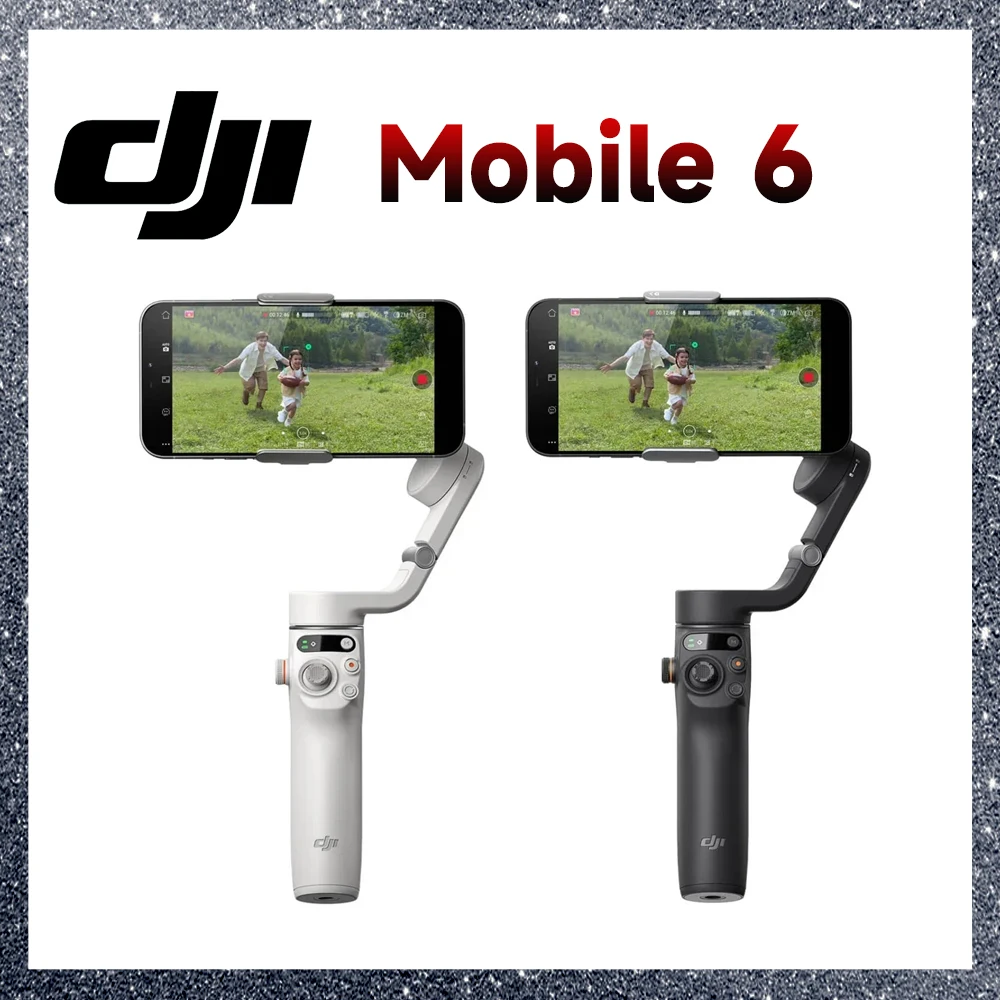 DJI Osmo Mobile 6 OM 6 Gimbal ActiveTrack 6.0 Bluetooth Editing Magnetic Quick-Release Gimbal for Smartphone 100% Original Brand