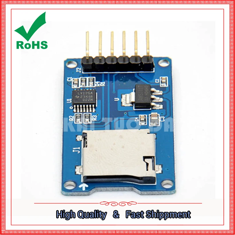 Micro SD Card Module TF Card Reader Card SPI Interface With Level Conversion Chip Board