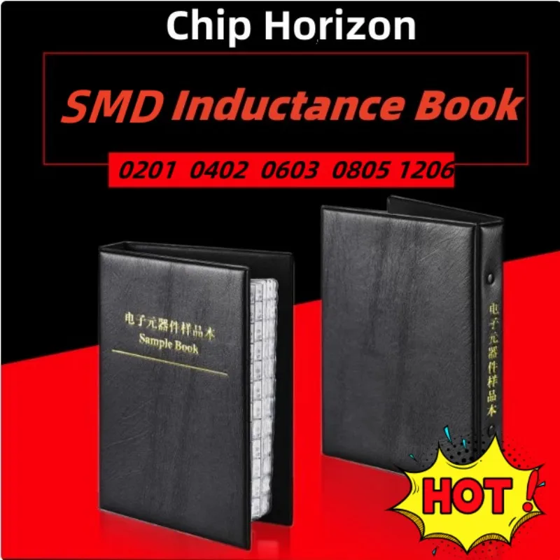 0201  0402 0603 08051206 SMD Chip Inductance Assorted Kit 1Sample Book 550-2100pcs Multilayer Inductors Inductance book