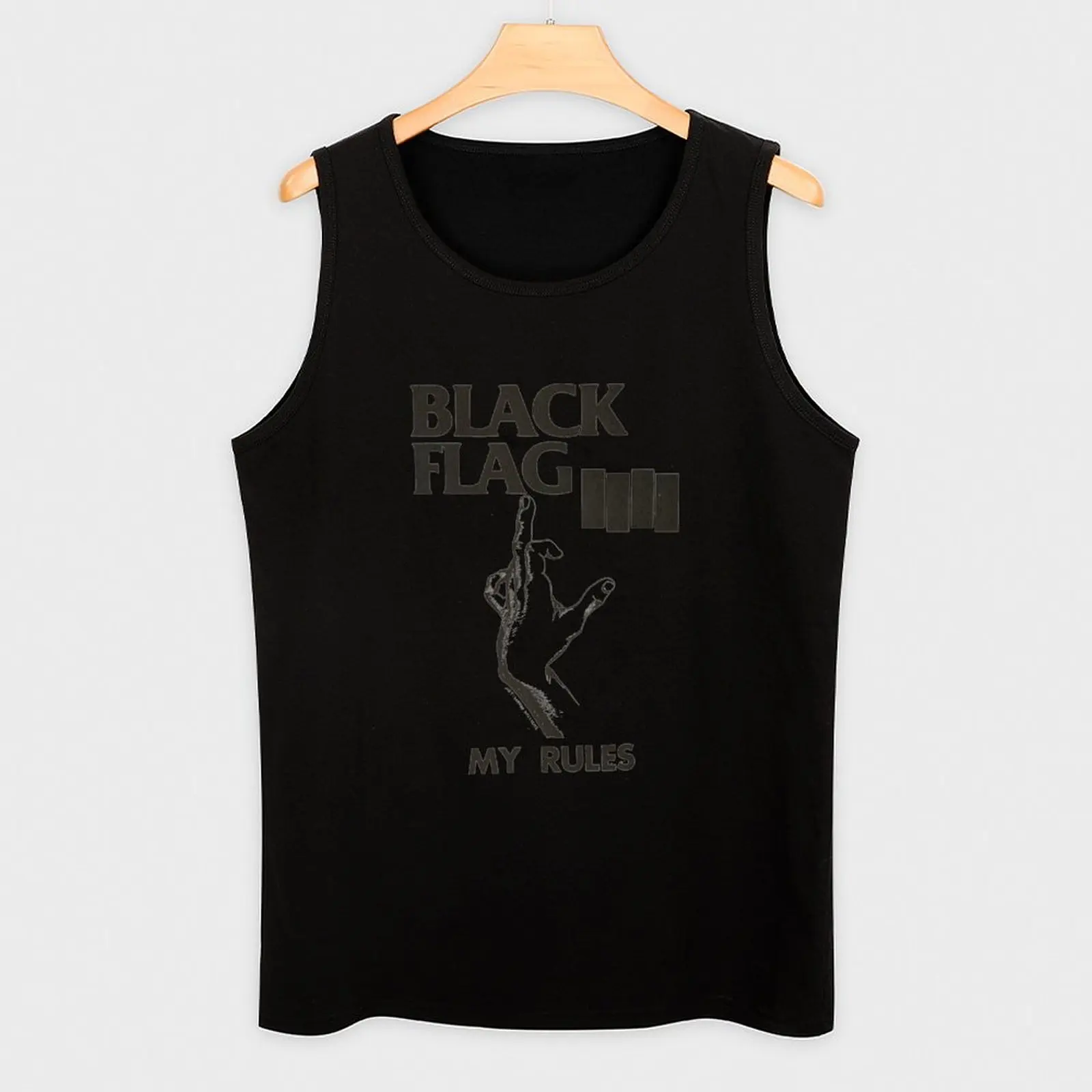 Black Flag Tank Top summer Men's tops Sports shirt man gym training accessories view 3