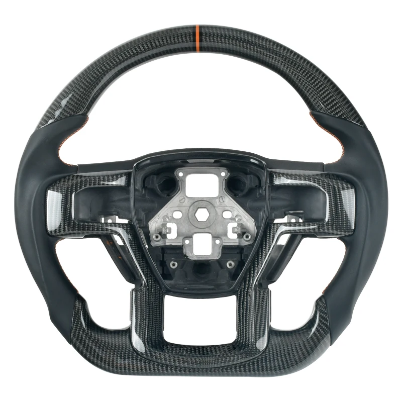 

Для Ford Raptor F150/F250 2015+ рулевое колесо из 100% настоящего углеродного волокна на заказ (без кнопки, акция)