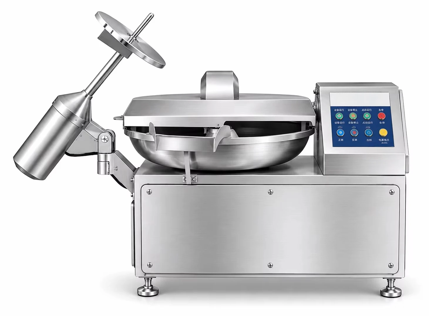 Meatball Raw Material Treatment Bowl Cutter Machine Wear‑Proof Blades For Repeated Batch Production Scenarios