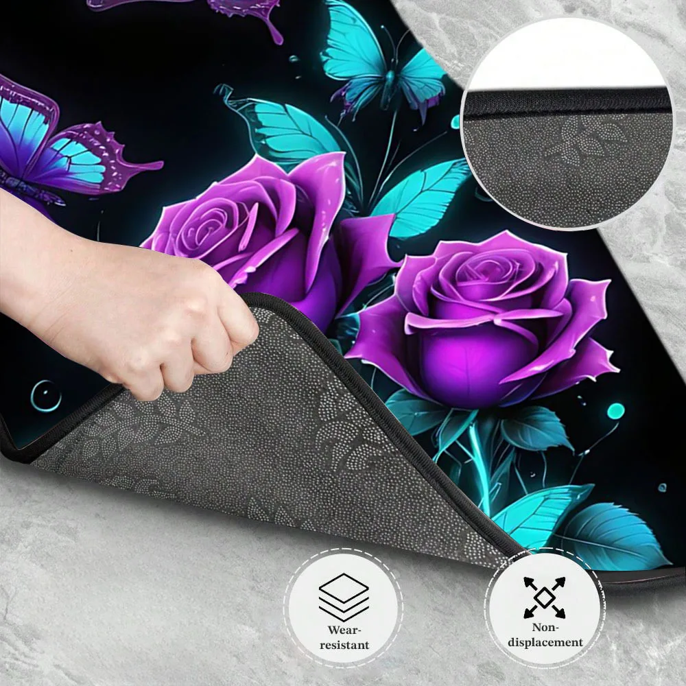 4 قطع/مجموعة من سجادات السيارات الوردية - بطانات أرضية أمامية وخلفية قابلة للتنفس لجميع المواسم لسيارات السيدان وسيارات الدفع الرباعي والشاحنات | مناسبة في فاريو #5