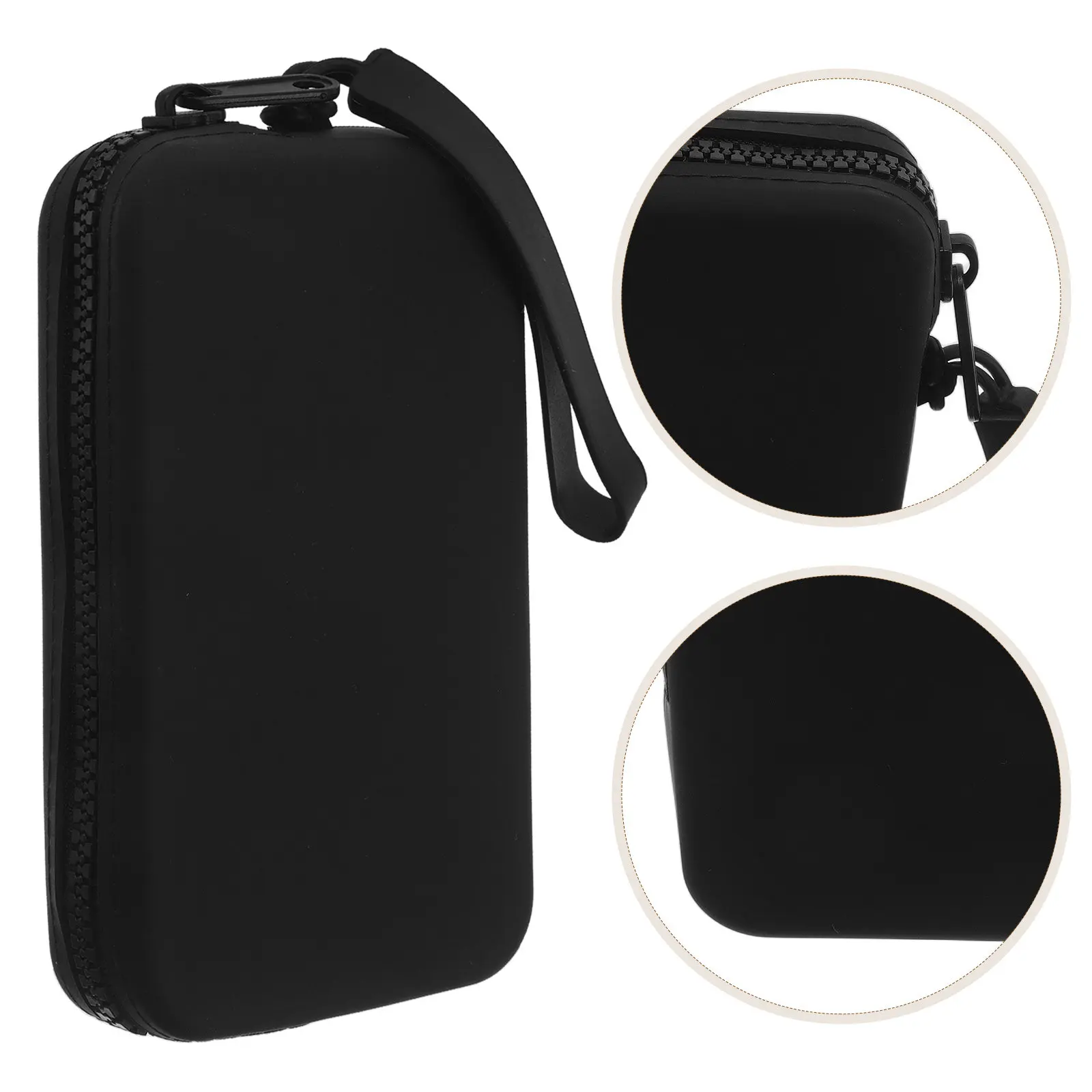 

Silicone Waterproof Makeup Bag Square Travel Cosmetics Organizer Portable Makeup Toiletry Pouch Brush Lipstick