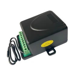 Universal garage door opener, 433.92 mhz, rolling code remote control and 12-24v AC DC receiver