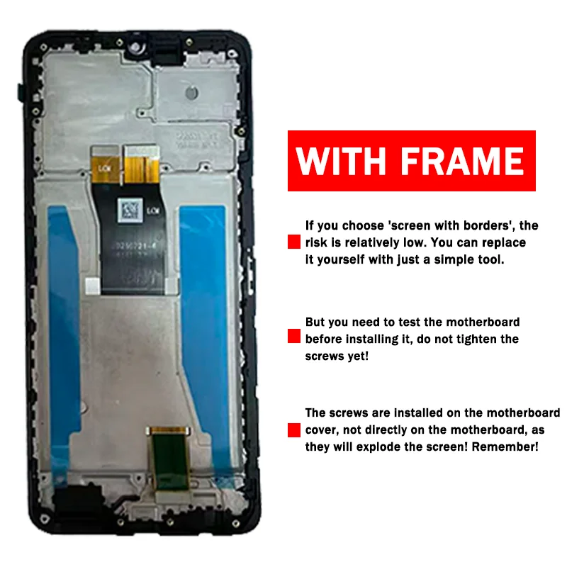 Wyświetlacz LCD z ekranem dotykowym 6,75 cala wysokiej jakości do ZTE Blade A76 4G 5G, model Z2469N Z2474, zamiennik wyświetlacza — zdjęcie produktu 2