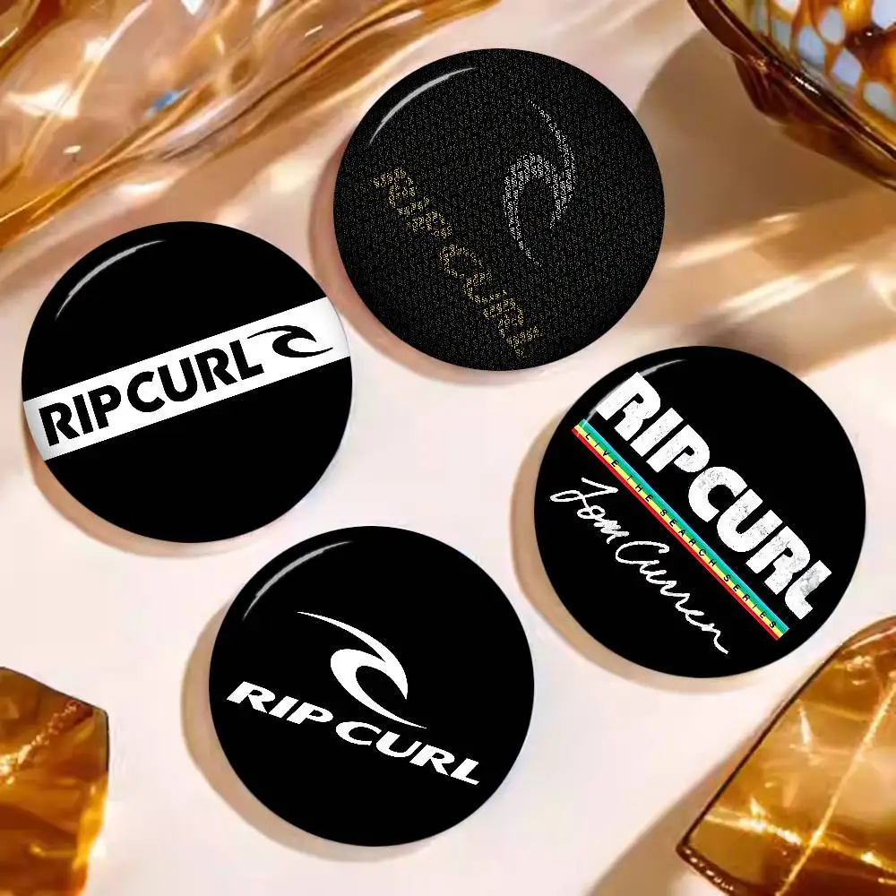 R-Ripcurl Surf Customizable Soft Button Pin For Women Creative Jewelry Funny Badge Cartoon Lover Hat