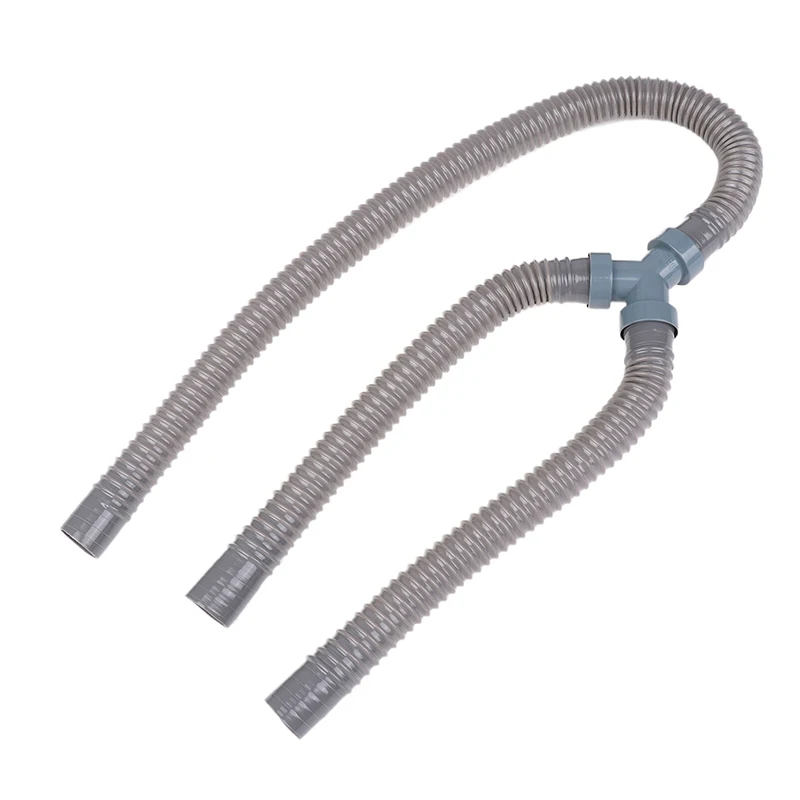 Double Sink Three-way Drain Y Pipe Motorhome Caravan Waste Water Outlet Kitchen Basin Pipe Barbed Hose Water Fuel Air Connector