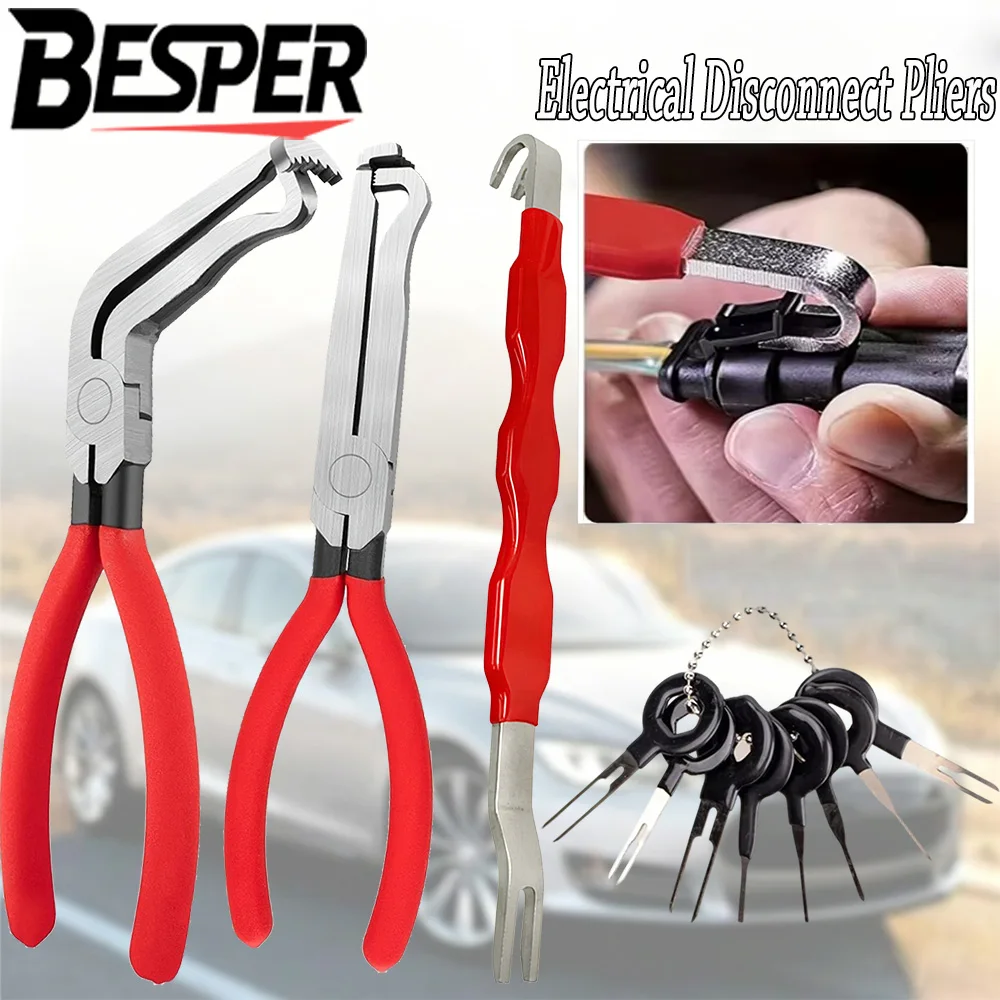 

Car Electrical Connector Separator Pliers Multi-purpose Oil Pipe Disconnect Pliers Auto Wiring Harness Terminal Removal Tools