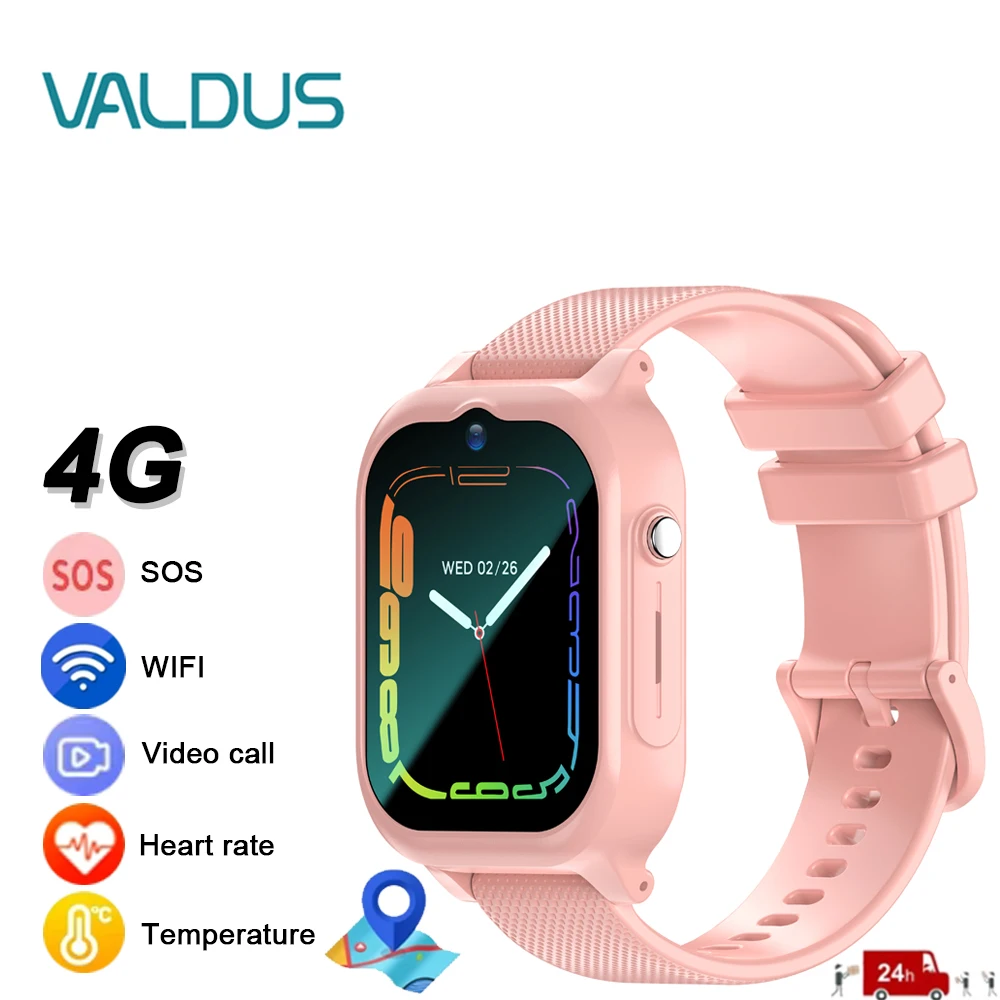 

Новинка 2023 года, детские умные часы VK26 4G, SOS, SIM-карта экстренного вызова, GPS-позиционирование, совместимые с Android, IOS, детские умные часы