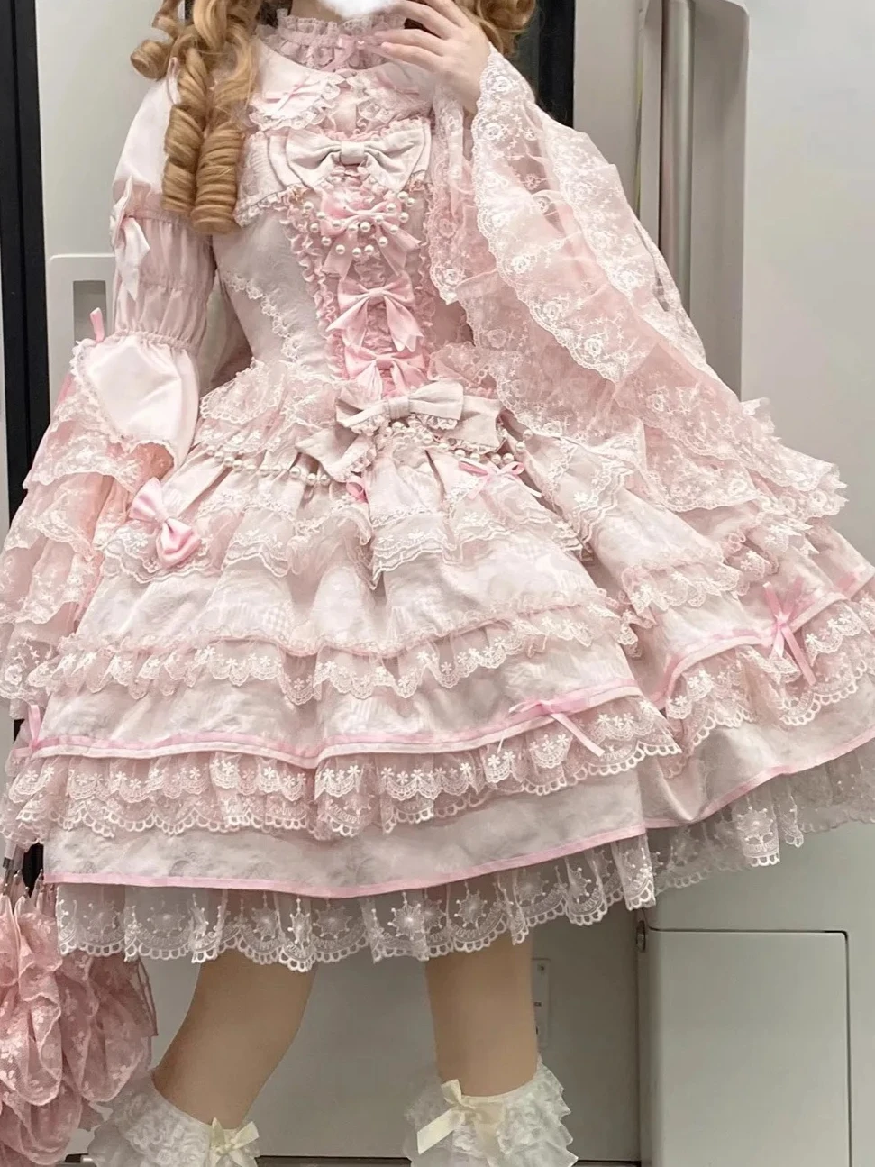 Vestido preto outono novo estilo casamento pesado artesanato vestido de princesa 2025 vestido de bolo em camadas feminino y2k vestidos cor hortelã jsk