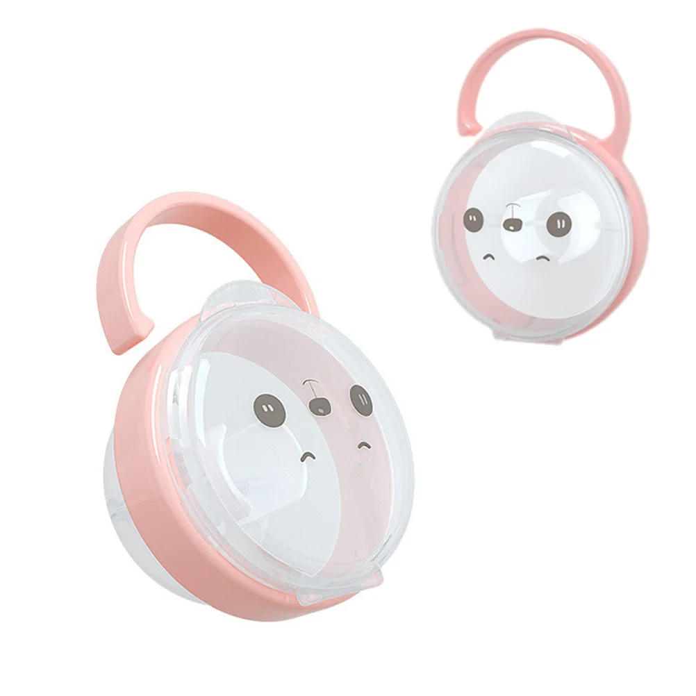 Mallette de rangement de sucette Portable, 2 pièces, boîte de support de sucette pour bébé, pour voyage, usage domestique, Protection anti-poussière, nouveau-né, enfants