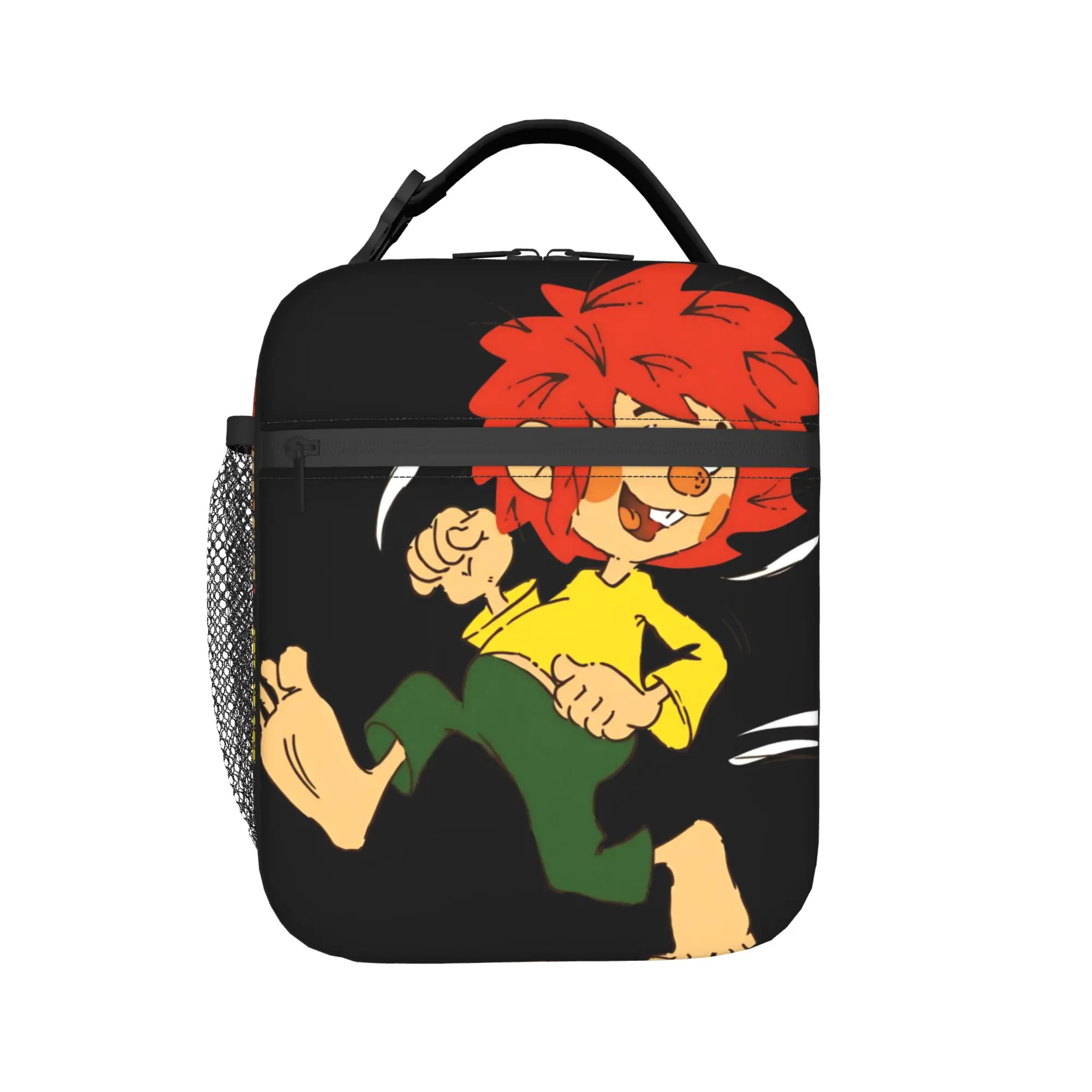Pumuckls drinks beer  Thermal Insulated Lunch Bag for Office  Reusable Food Bag Men Women Cooler Thermal Lunch Boxes