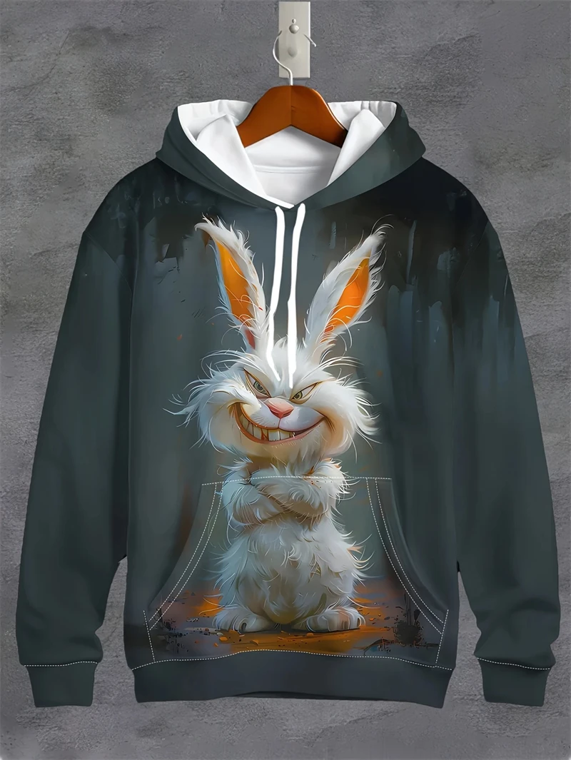 لطيف بارد القط نمط هوديي للرجل مضحك الحيوان 3D مطبوعة طويلة الأكمام عارضة البلوز الشارع قمم هوديس فضفاض البلوز #2