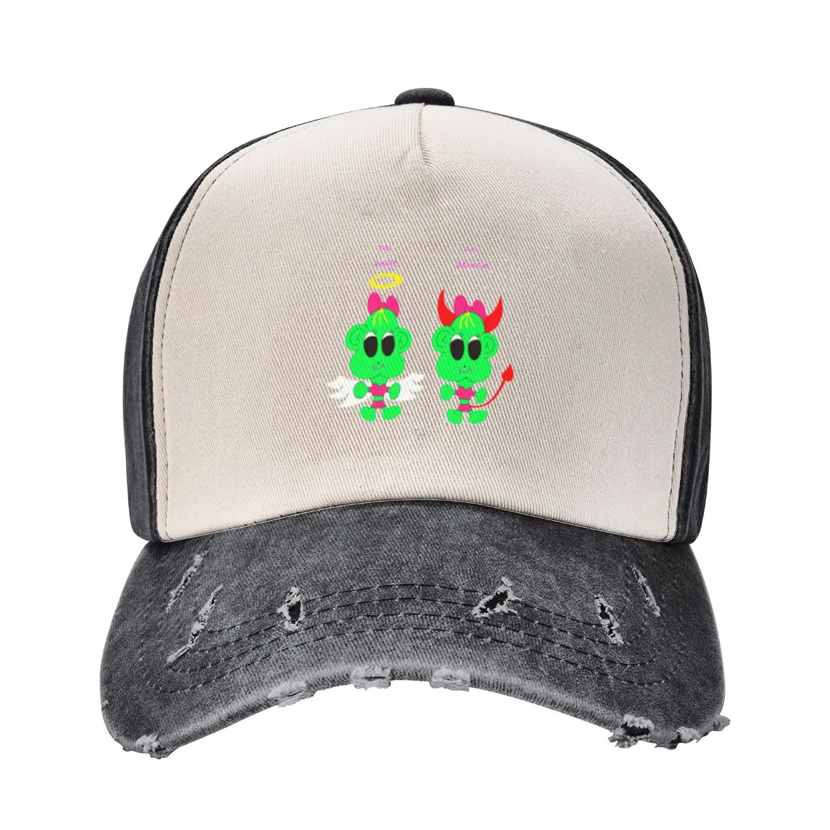 

Fam’s Animation - Mélissa half-angel, half-demon Baseball Cap luxury caps Streetwear Kids Hat Wild Ball Hat For Women 2025 Men's