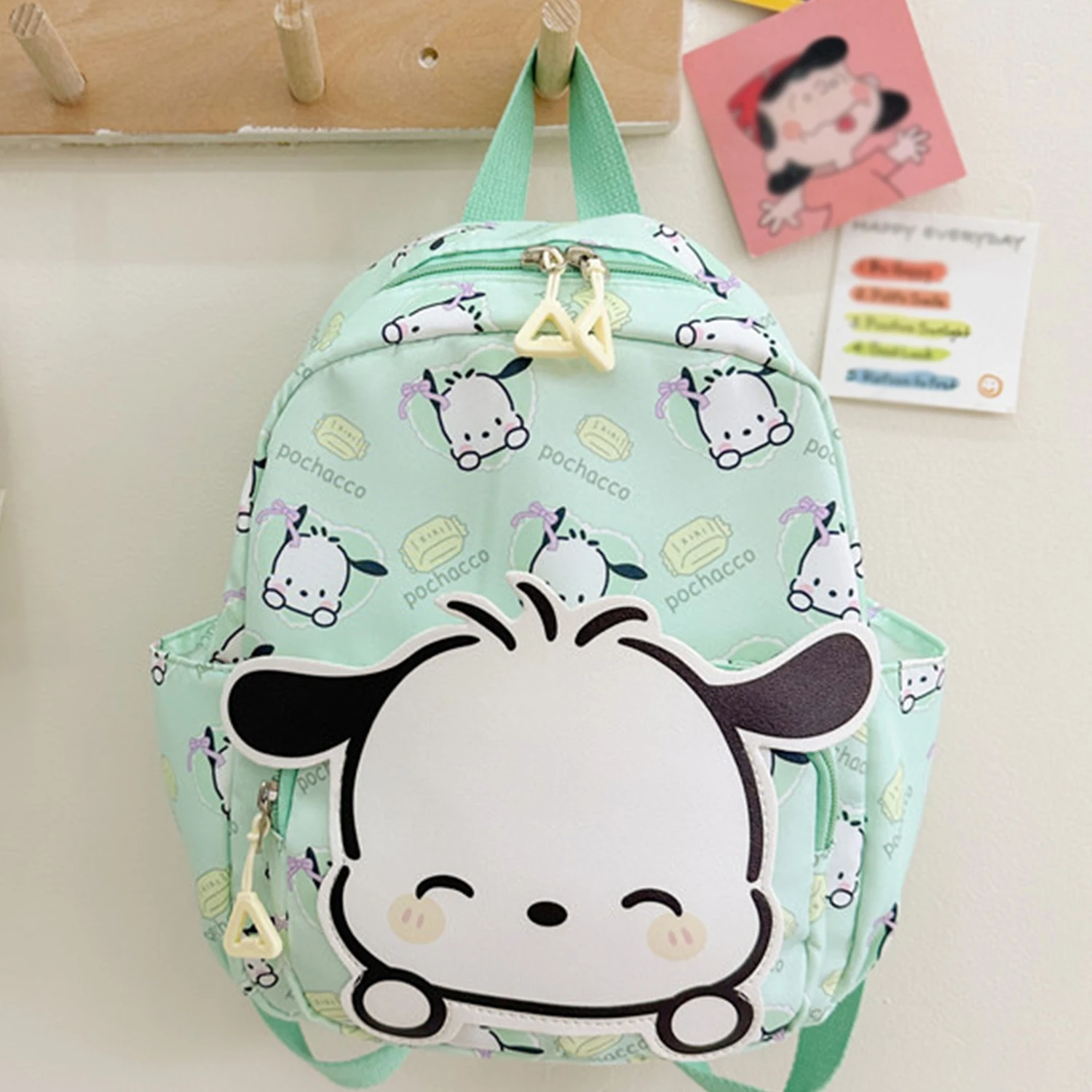 Borsa Sanrio zaino Cinnamoroll zaino bambini carino Kuromi studente borse a tracolla ad alta capacità per bambini regali per bambini