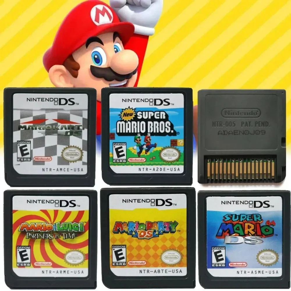 Cartouche de jeux amusante NDSL 2DS 3DS série Mario DS, nouvelle carte de Console de jeu vidéo Super Mario Bros Mario Kart DS Mario Party DS
