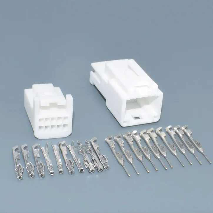 shhworldsea 10 Pin Automotive Wiring Harness Connector Plug Car Sockets  DJ7101S-0.7-11 DJ7101S-0.7-21