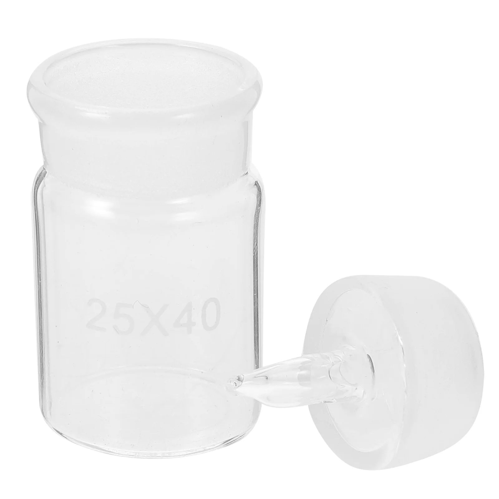 

Glass Weighing Bottle Clear Laboratory Weighing Jar Portable Multi-Functional Sampling Jar for Labs Experiments Research
