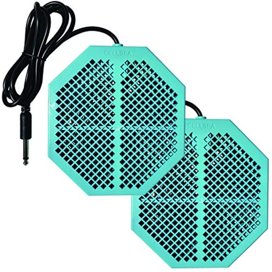 

2 Pack CS-900 Twice Powerful 6.5 x 5.5 Flat Dual Coil Stainless Steel Ion Detox Foot Bath Arrays for Aqua Ionic Cleanse Compati