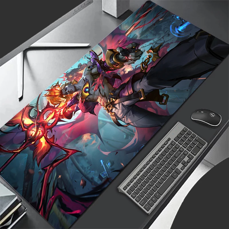 Imagem -04 - League of Legends Mouse Pad Xxl Viego Anime Desk Mat Acessórios para Jogos Portáteis Mousepad pc Anti Slip Tapete de Borracha