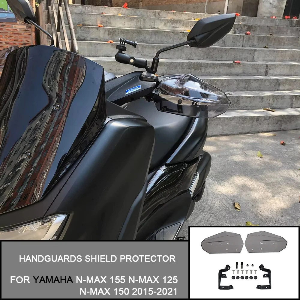 For YAMAHA N-MAX 155 N-MAX 125 N-MAX150 2015-2021 Handguards Motorcycle Handguards Shield Hand Guard Protector Windshield Part