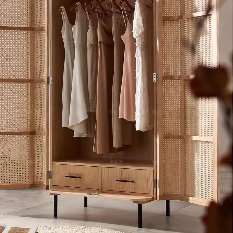 Hangers Wardrobe Wardrobe Bedroom Clothes Storage Cabinet Dresser Closets Living Room Cabinets Plastic Single Placard Furniture