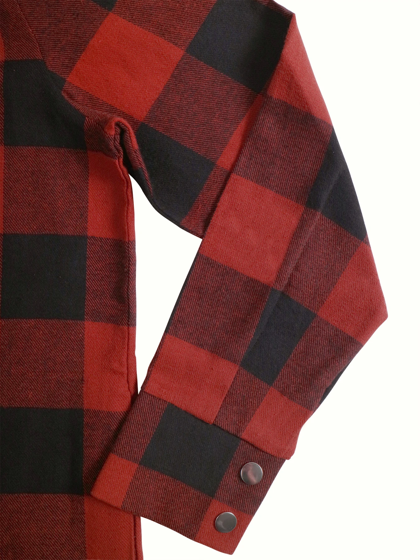 Damen Karierte Hemdjacke, Langarm-Bluse mit Knopfleiste, Lässige Mode für Alle Jahreszeiten, Stilvolle Damen-Oberbekleidung – Detail 5