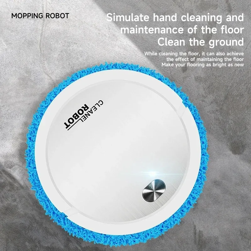 Fully Automatic Quiet Home Mopping Robot, Intelligent Sweeping Mopping, with Wash - free Cloth Automatic Cleaning Lazy Mop