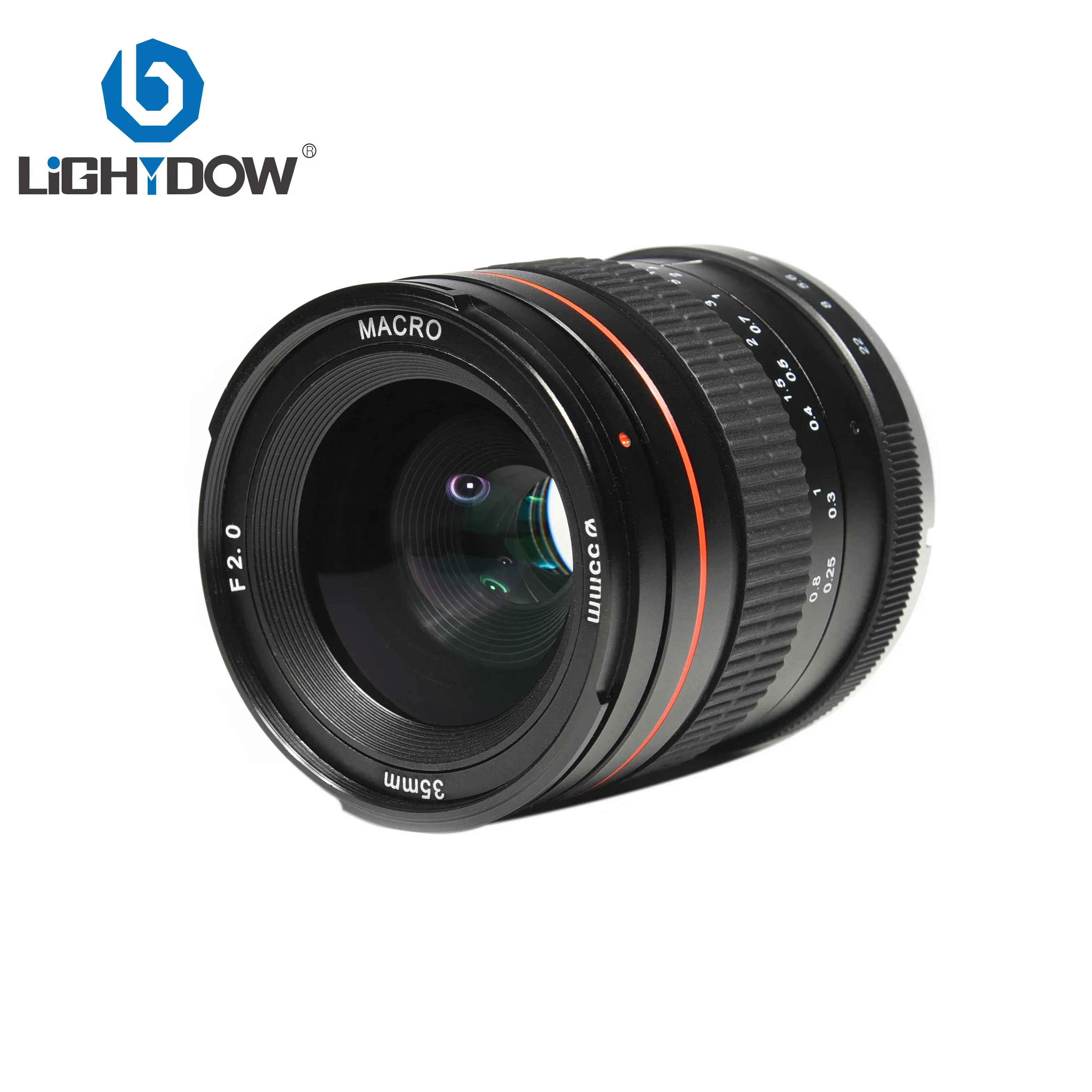 Lightdow Manual Focus 35mm F2.0 Fixed Focus Large Aperture Full Frame Lens for Cannon 600D 650D 750D 5D 6D Nikon D850 D730 D7100