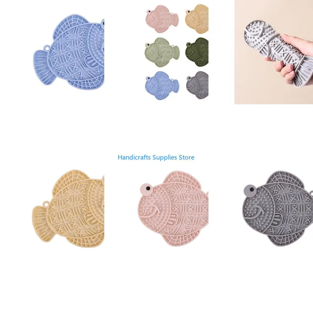 R1WA Silicone Slow Feeder Treats Feeding Mat for Pet AntiSpill Suction Cup Design Feeder For Dog Cats Reduce Eating Speed