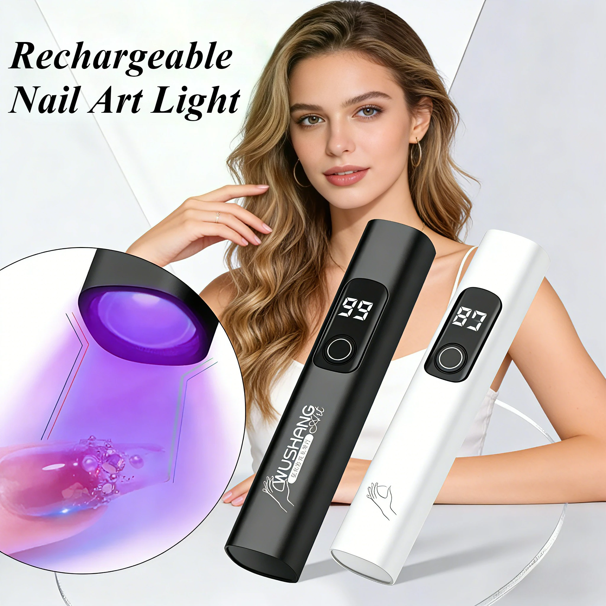 395nm Mini UV Led Blacklight Flashlight Usb Rechargeable Nail Lamp Pet Stain Leakage Marker Ore Money Scorpion Detection Lights
