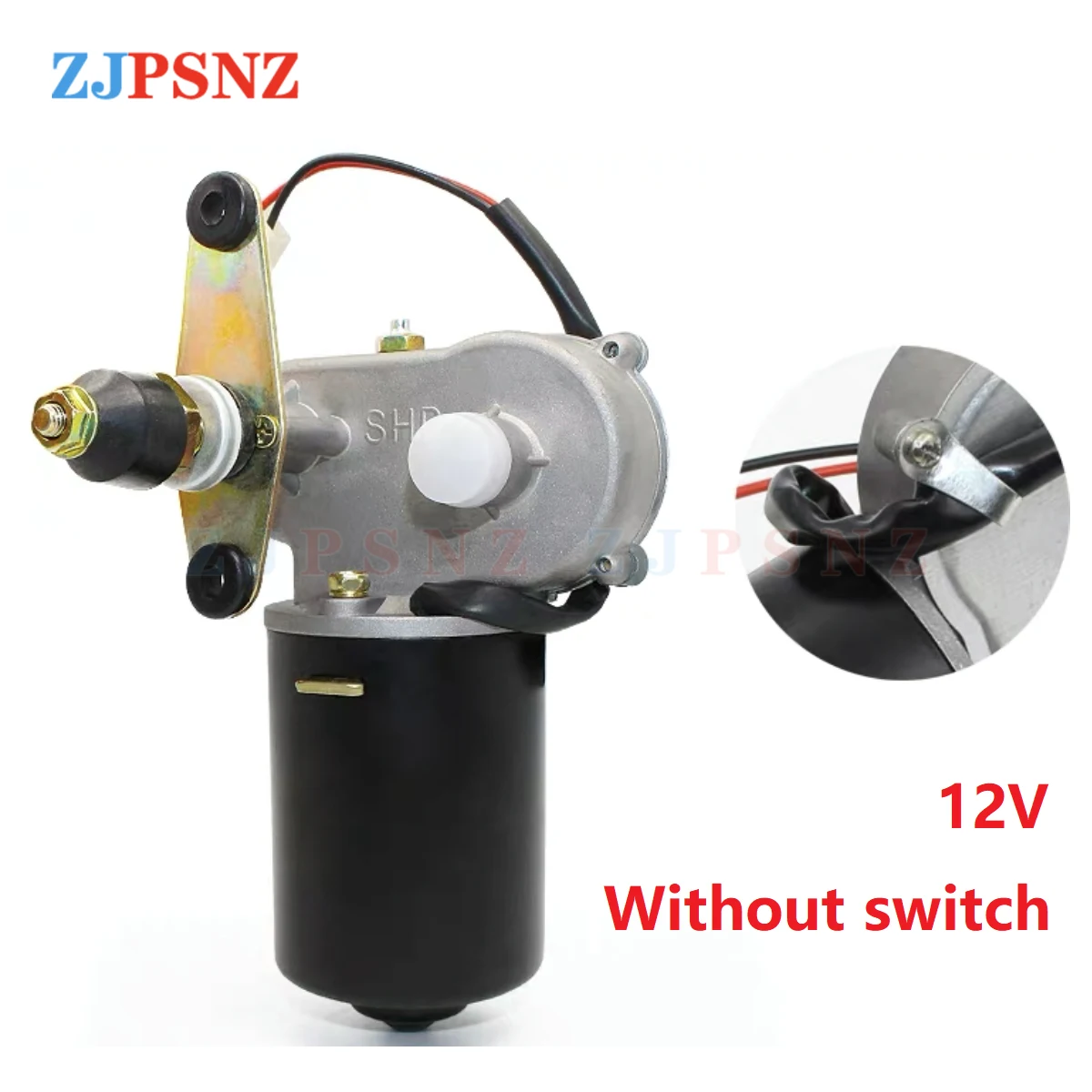 12V 48V 60V Wischerblätter Elektrischer Wischermotor ohne Knochen Elektrischer Wischermotor mit/ohne Schalter Elektrofahrrad-Dreiradwischer ﻿ – Detail 13